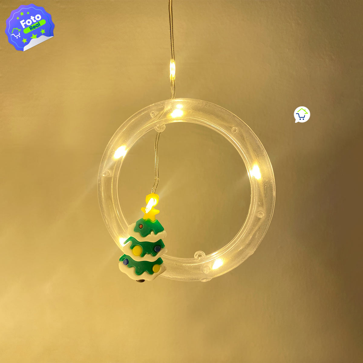 Cortina Intercalada Navidad 3 mts