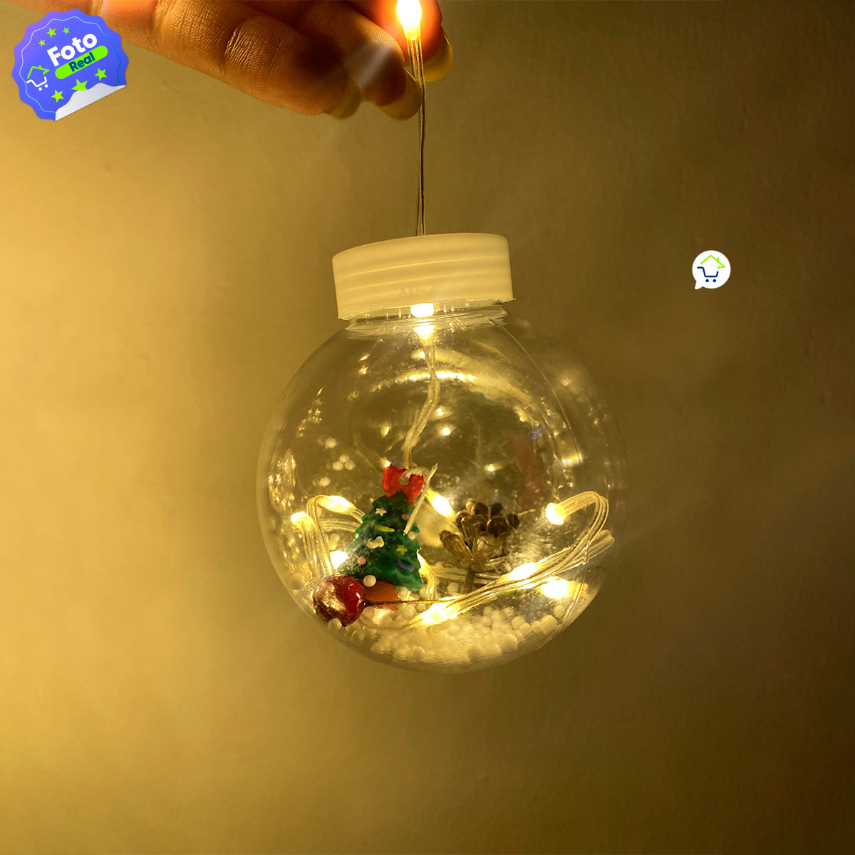 Cortina Intercalada Navidad 3 mts