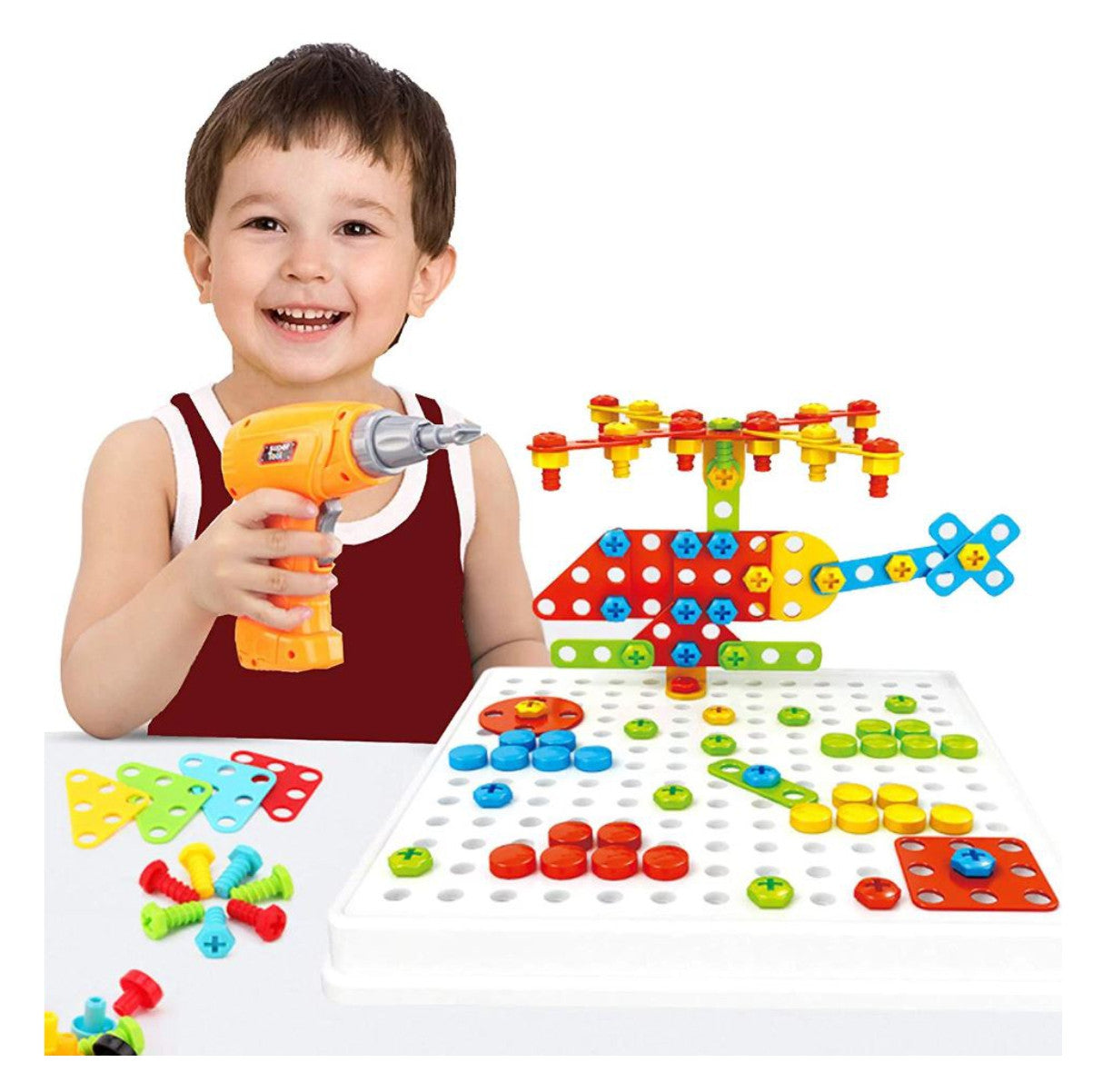 Taladro 3D Para Niños 4 En 1