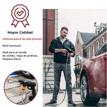 Hidrolavadora Alta Presión Inalámbrica