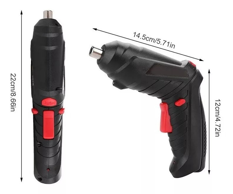 Destornillador eléctrico 2 en 1