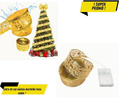 Cinta De Luz Mágica Navideña