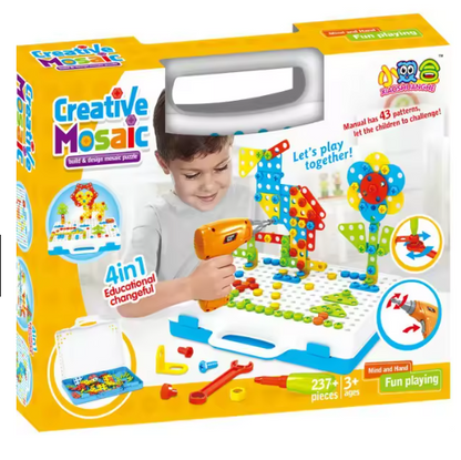 Taladro 3D Para Niños 4 En 1