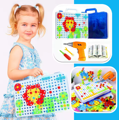 Taladro 3D Para Niños 4 En 1