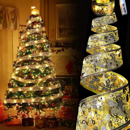 Cinta De Luz Mágica Navideña