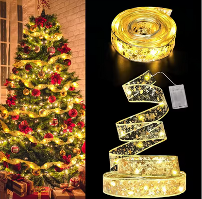 Cinta De Luz Mágica Navideña