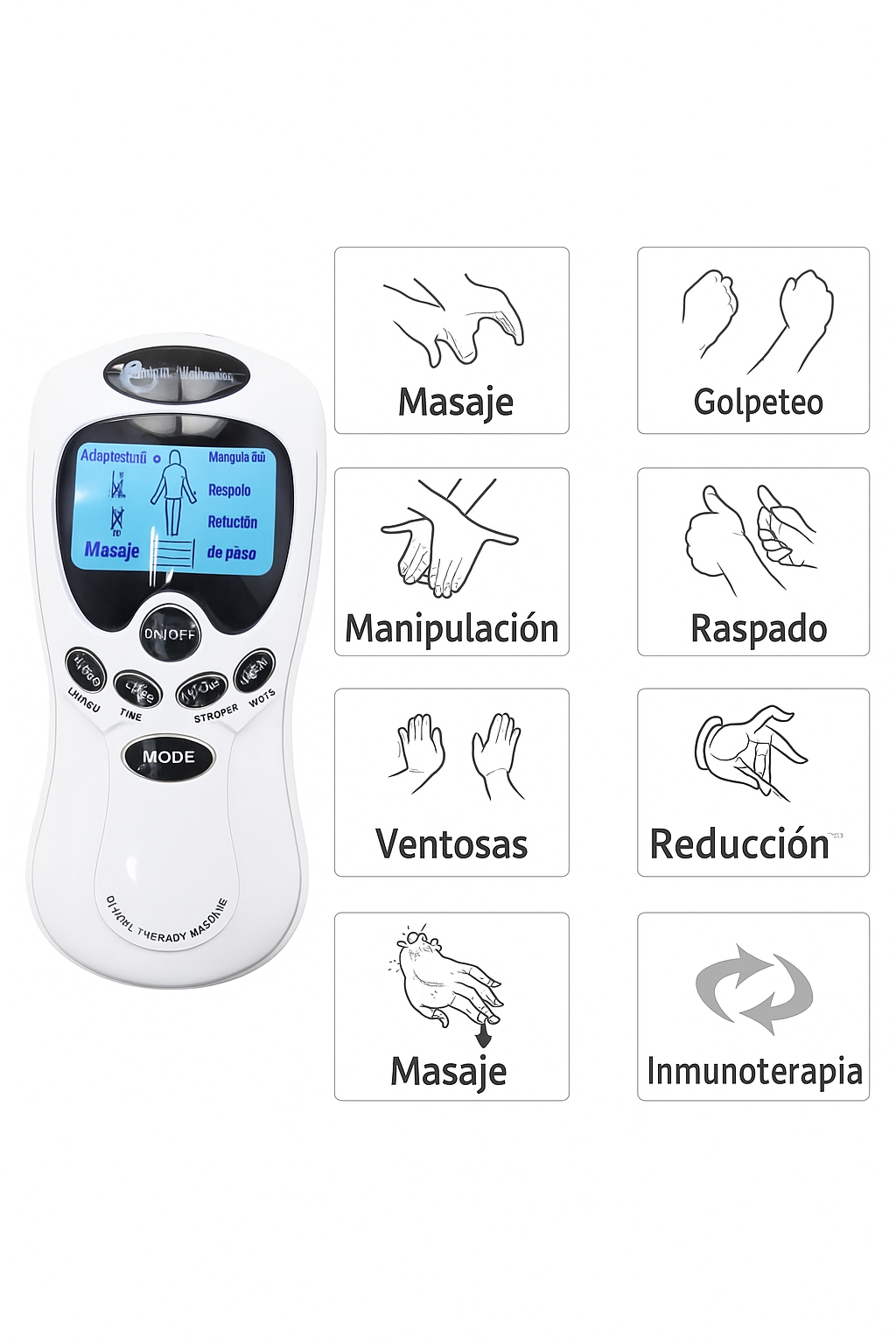 Masajeador Muscular Gimnasia Pasiva