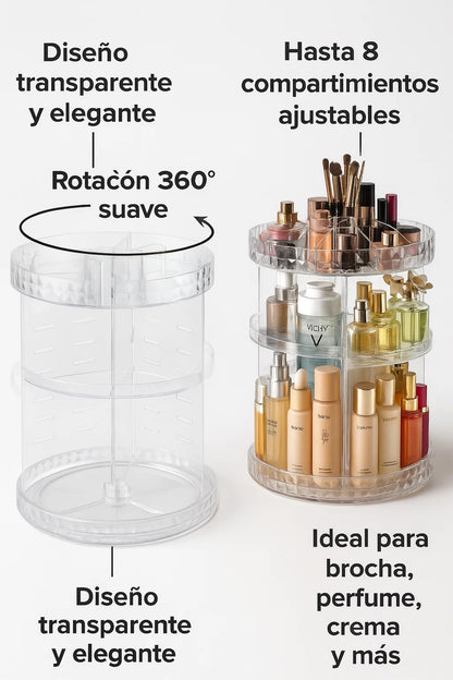 Organizador de Maquillaje Giratorio